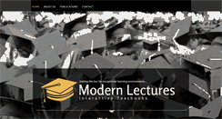 Desktop Screenshot of modernlectures.com